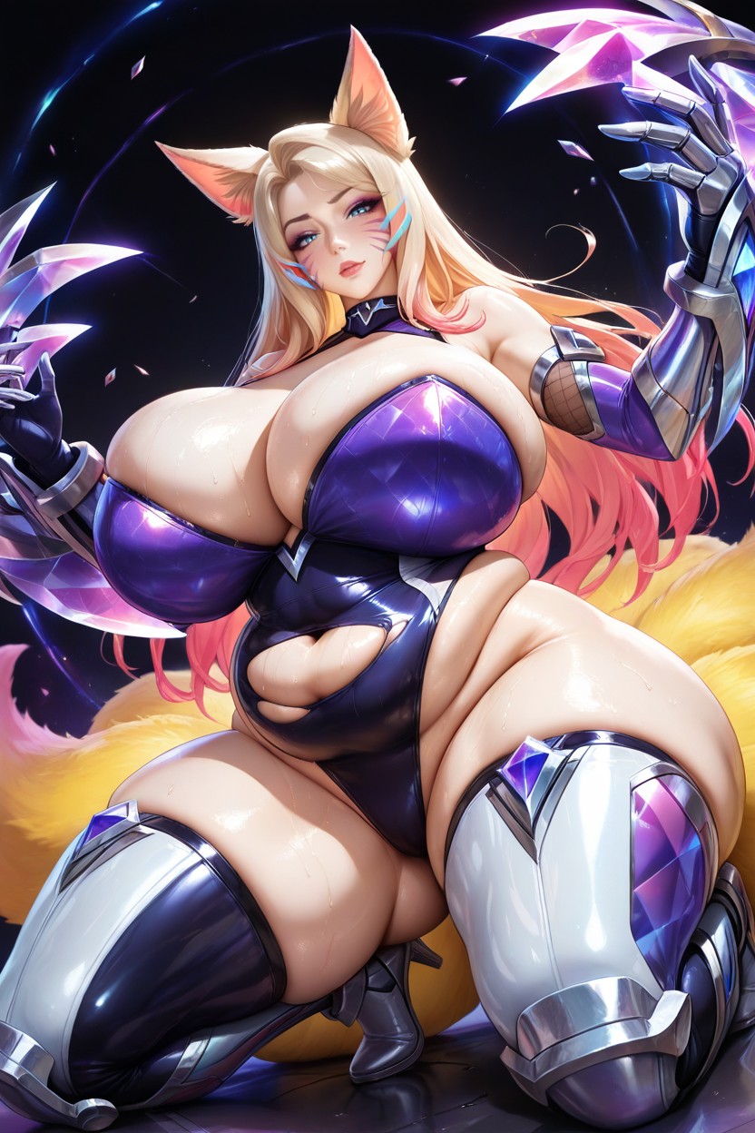 Excessive Hyper Fat Thighs, Giant Ass, Hyper Voluptuous Giant Fat Ass Hentai AI Porn