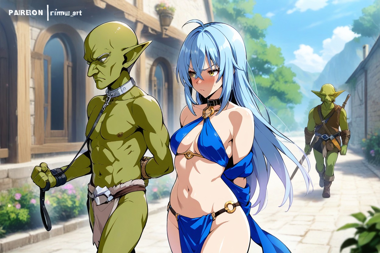 Only Tow Character, Arms Behind Back, Medium Ass Hentai AI Porn