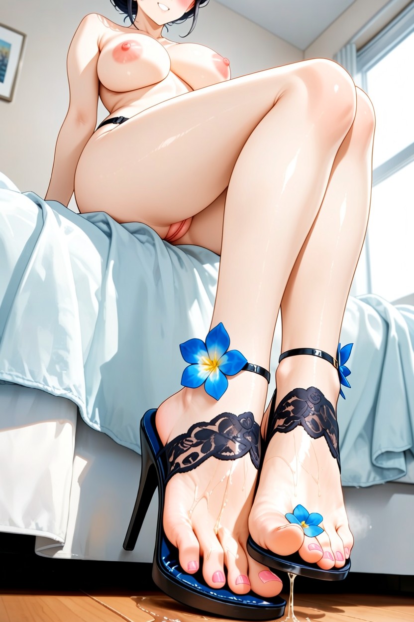 Medium Breasts, Bottom Up, Uncensored Hentai AI Porn