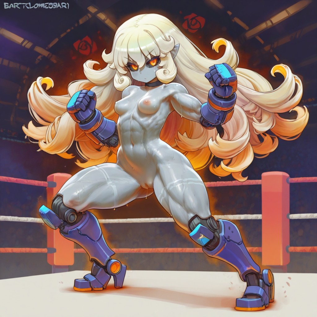 18+, Shown Pussy, Robot Hands Hentai AI Porn