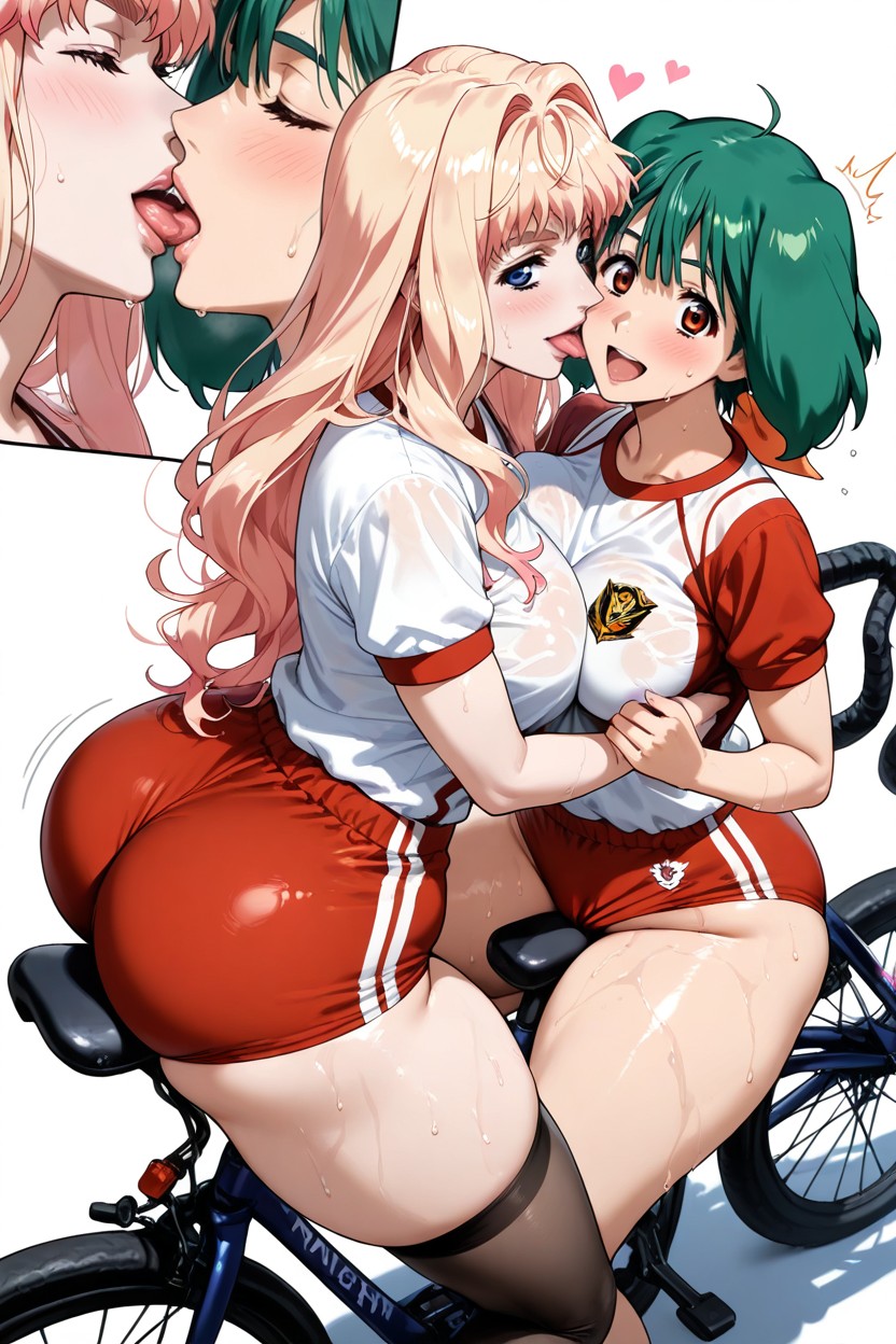 Sticking Out Her Tongue, Medium Ass, 25+ Hentai AI Porn