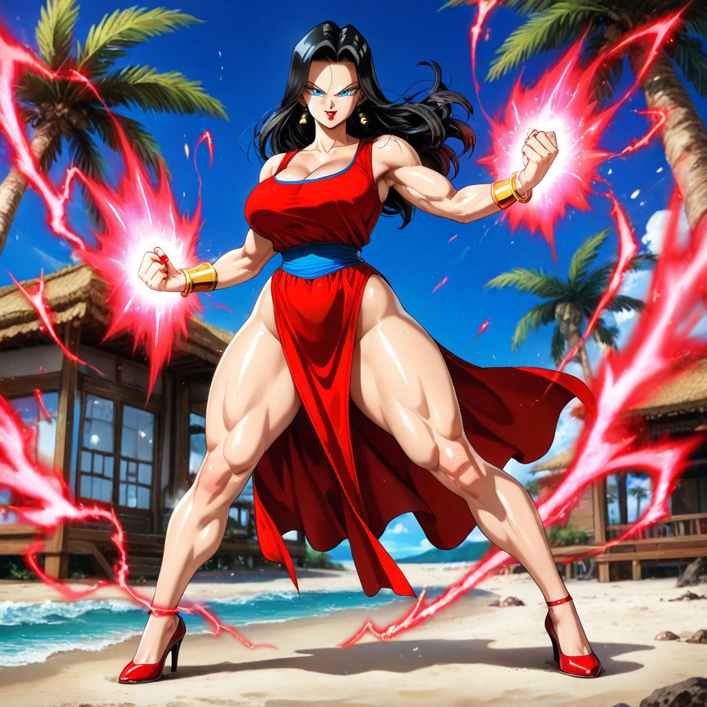 Dragonballzstylepoweringup, Ultra Detailed, Detailed Face Hentai AI Porn
