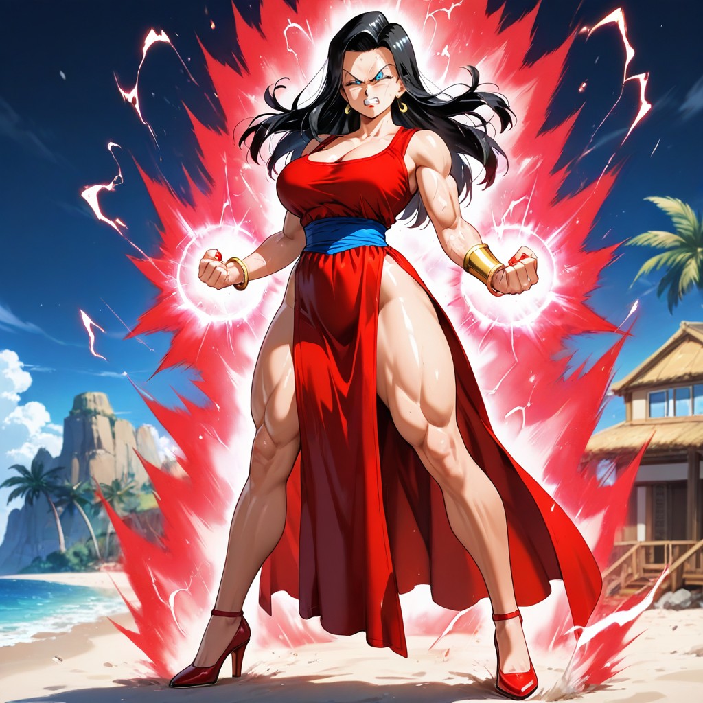 Powering Up, Fit, Power Up Effects Hentai AI Porn