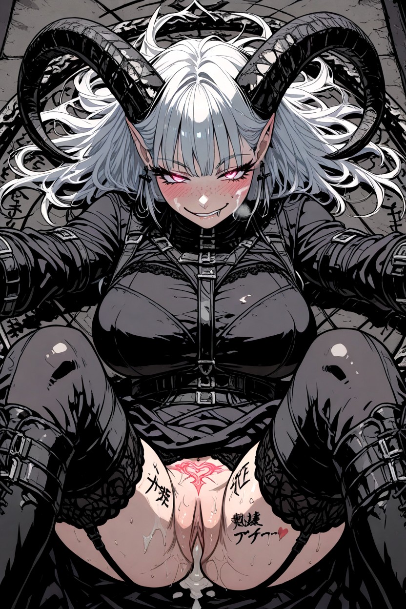 Lying On Back, Blushing, Heavy Breathing Porno IA Hentai