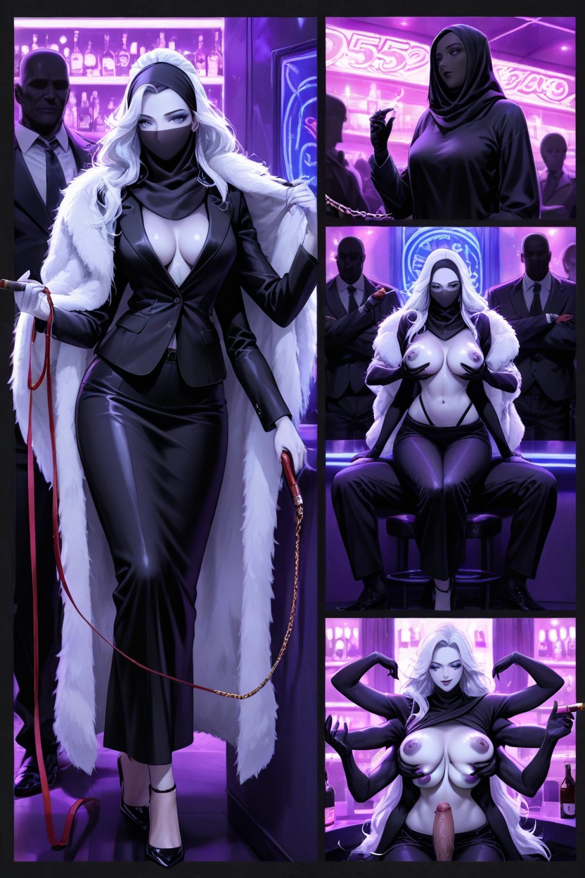 Black Man, Collarrestraints, Long Length Hentai AI Porn