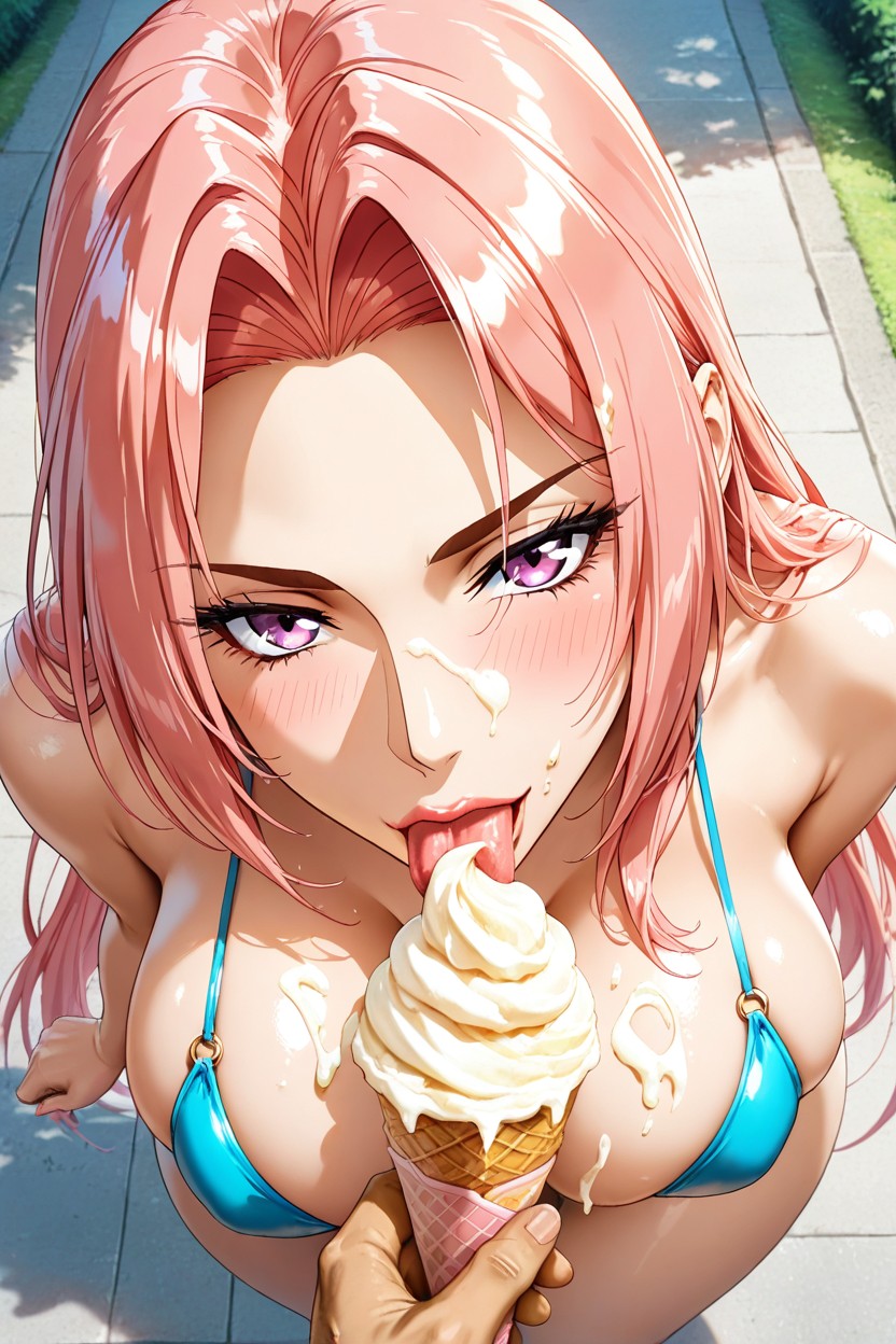 Close-up, Faceless Male, Bikini Hentai AI Porn