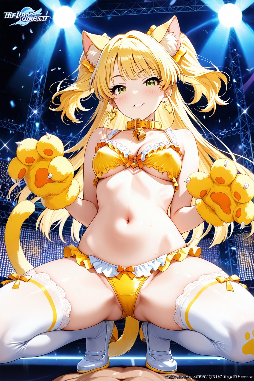 Frills And Ribbons Moving, Emphasizing Charm, Yet Erotic Atmosphere Hentai AI Porn