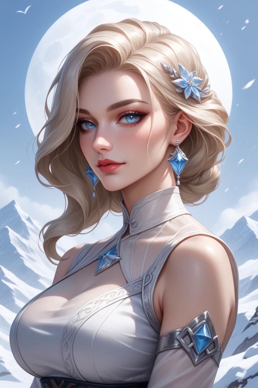 Sophisticated, She Has A Delicate Oval-shaped Face, 18+ Hentai AI Porn