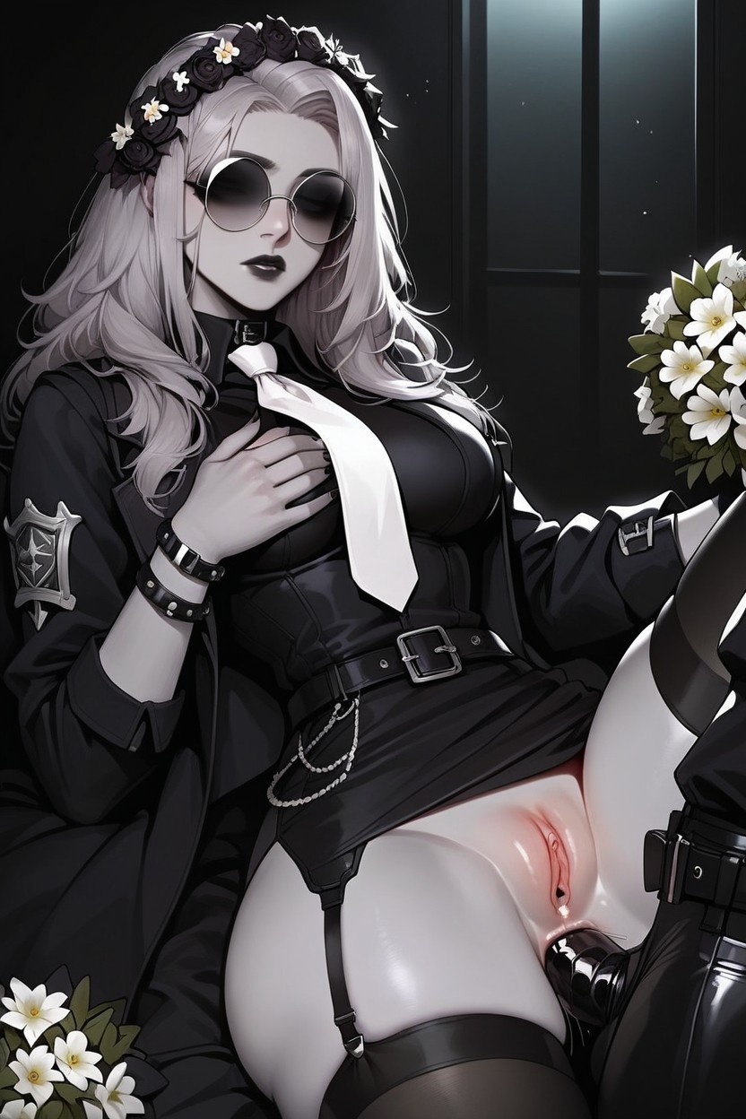Belt Bracelets, Large Ass, Fucking Ass With Flower Bouquet Hentai AI Porn