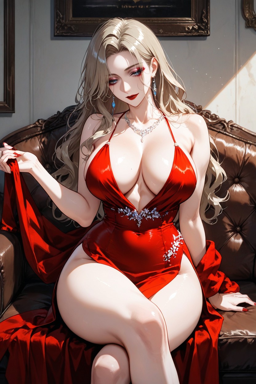 Half Close Eyes, Slightly Tousled, Headshot Hentai IA