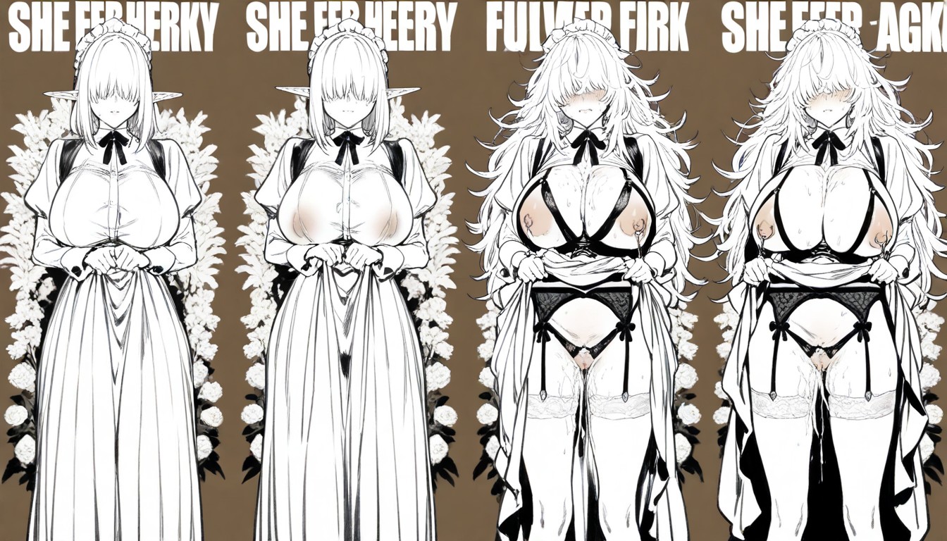 Standing, Elf, Uncensored Hentai AI Porn
