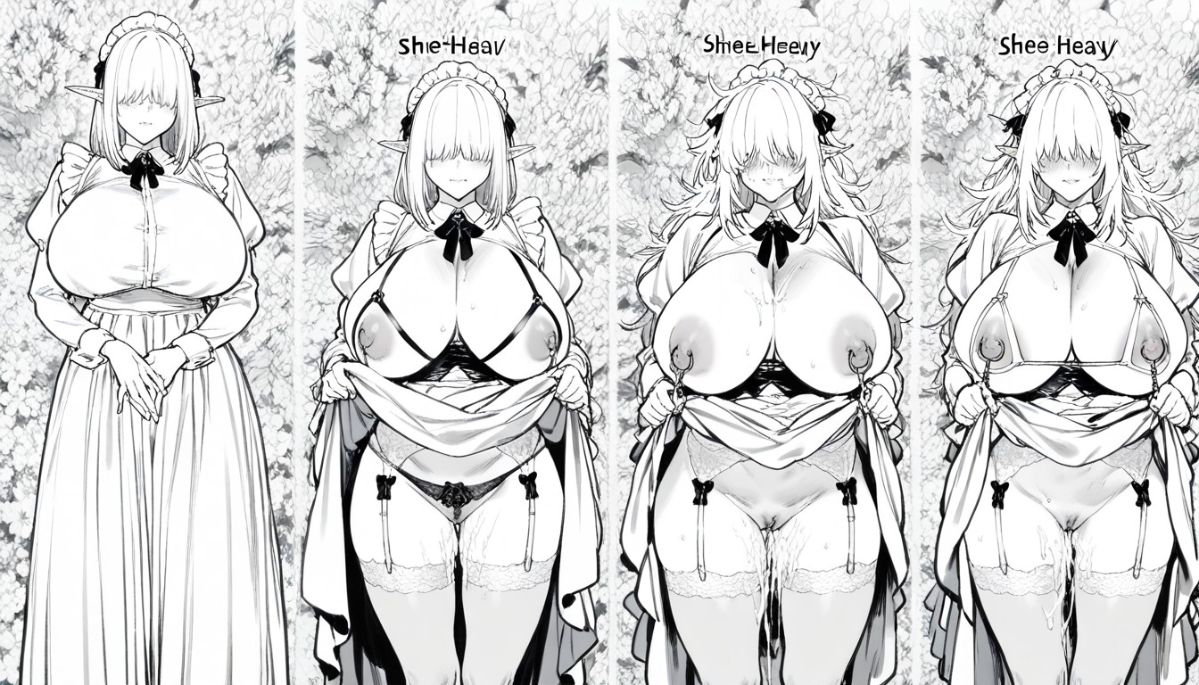 Gigantic Perfect Boobs, Pija Art, Multiple Views Hentai AI Porn