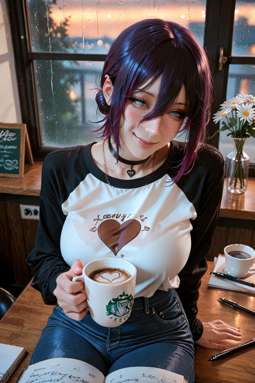 Cosplay, 25+, Blue Denim Jeans Hentai IA