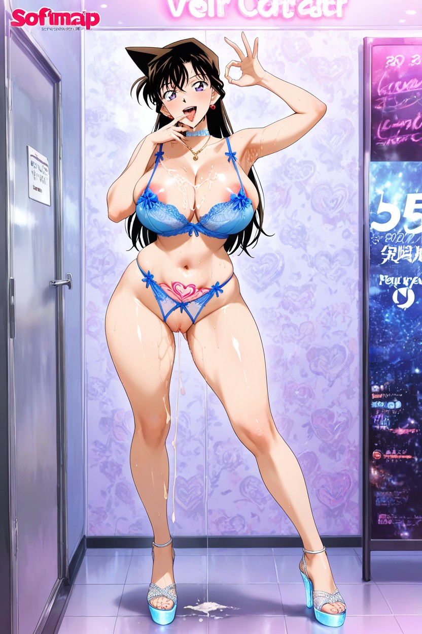 Happy, Horny, Navel Exposed Hentai AI Porn