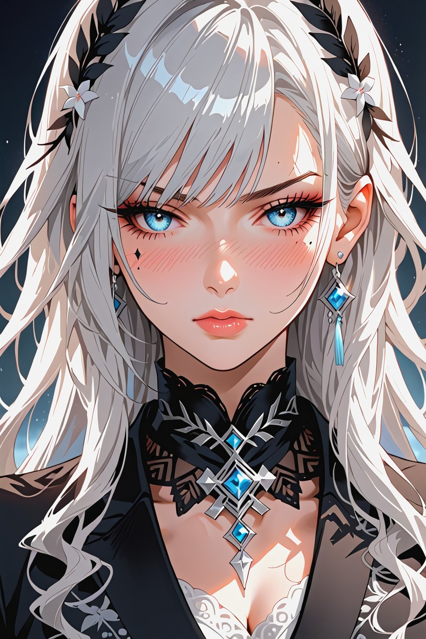 She Does Not Smile; Instead, A Beautiful Adult Woman With A Cool, And Subtly Without Looking Hentai AI Porn