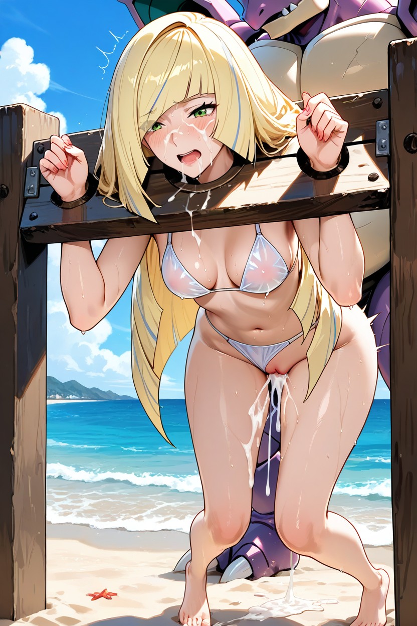Pink Pussy, Lusamine From, Male Nidoking Hentai AI Porn
