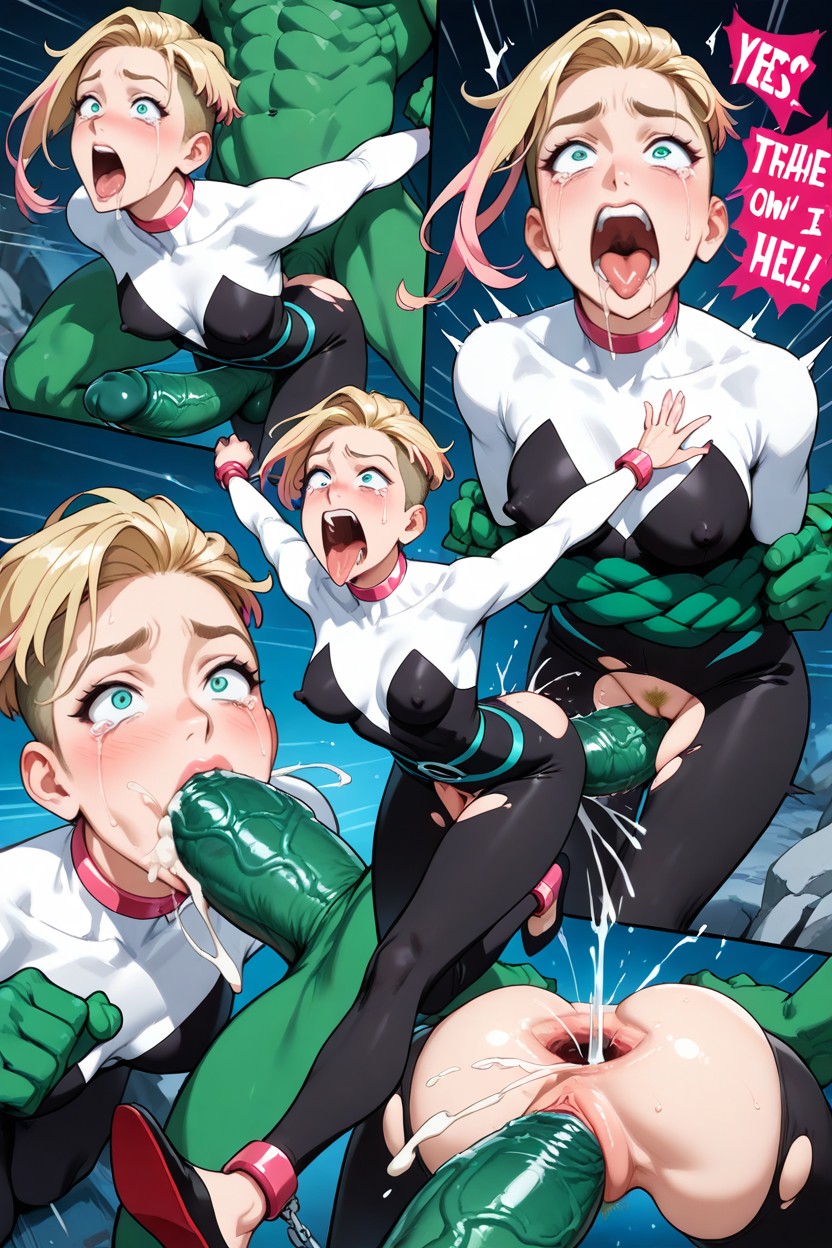 Canonical Outfit, Full Lips, Turquoise Eyes Hentai AI Porn