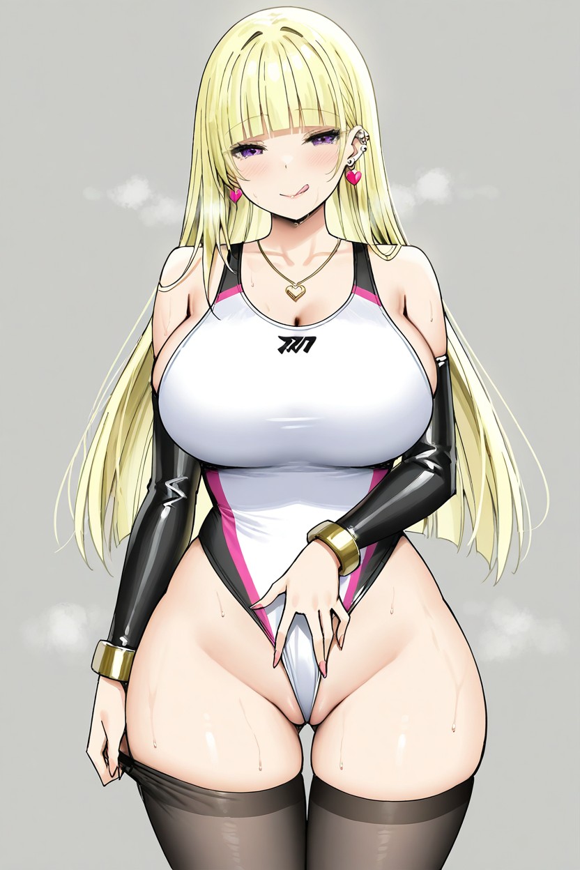 Medium Ass, Highleg Swimsuit, Sky Freedom Art Style Hentai AI Porn