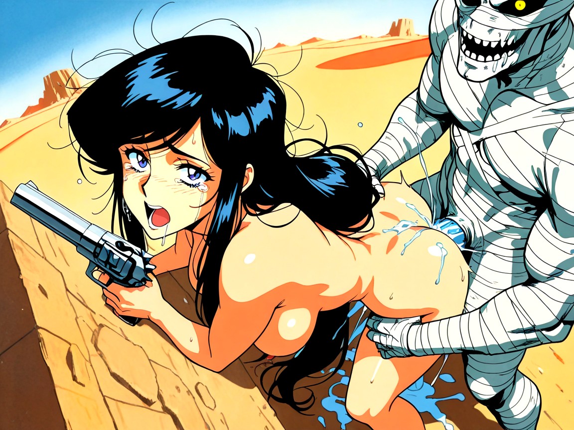 Desert, Motion Lines, Saliva Hentai AI Porn