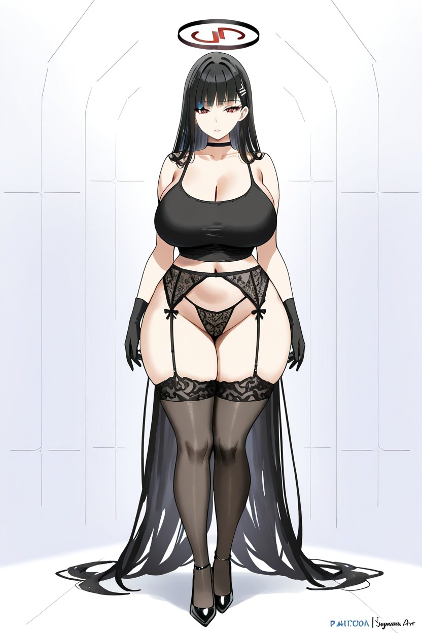 Standing With Legs Together, 25+, Giant Tits Hentai AI Porn