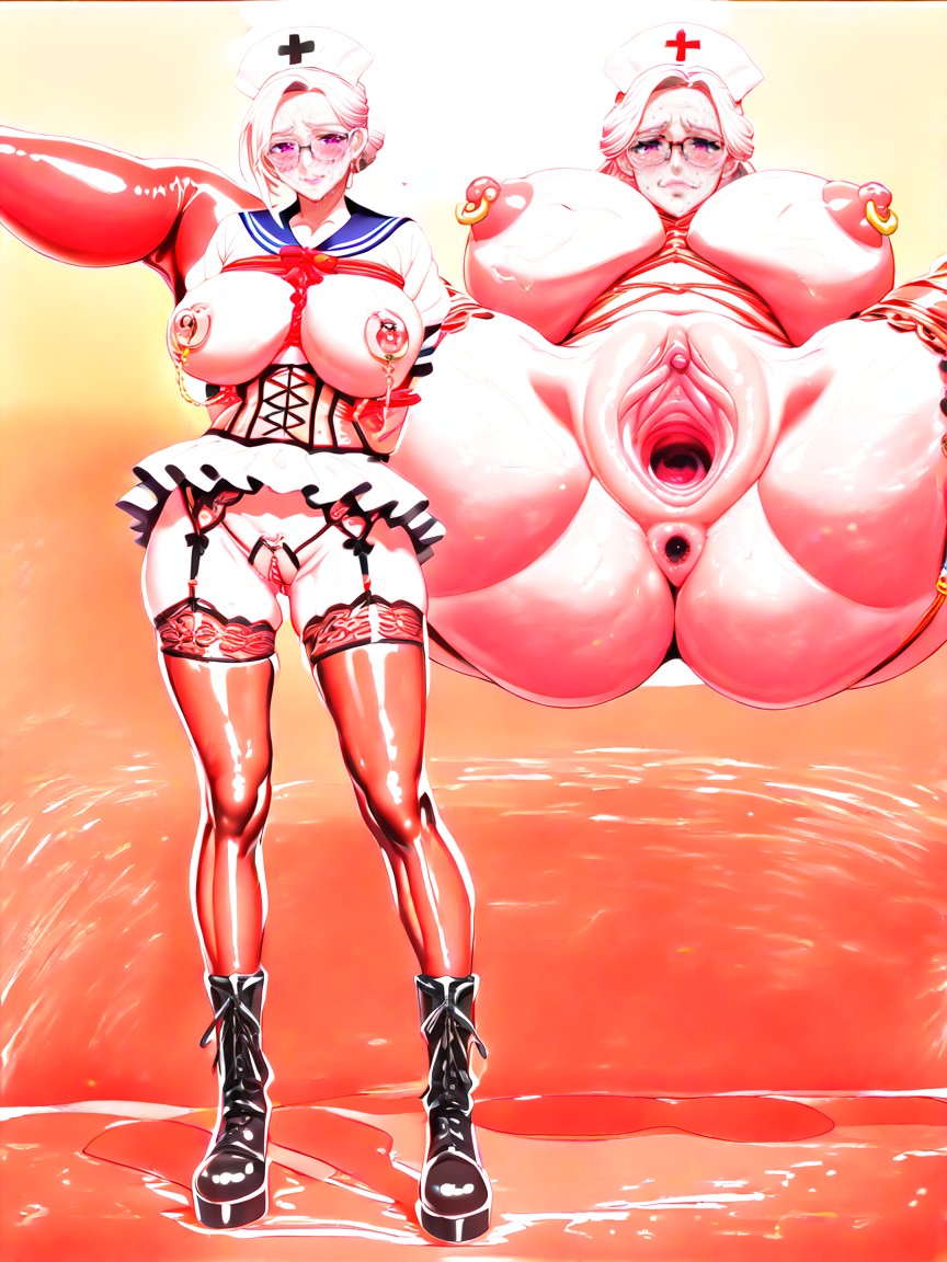 Ruffle Miniskirt, Spreading Legs, Full Body Hentai AI Porn