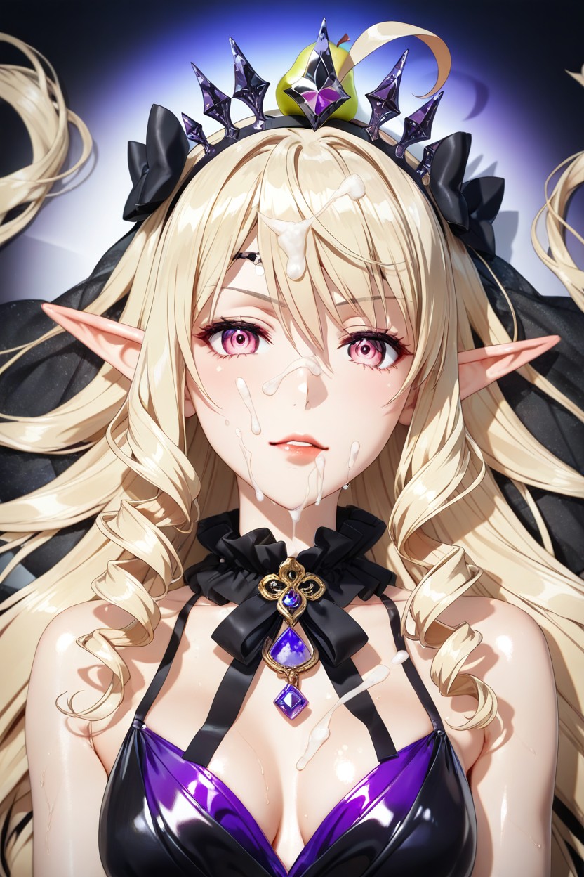 Concentric Circle Pupils, Neat Bangs, Studio Lighting Hentai AI Porn