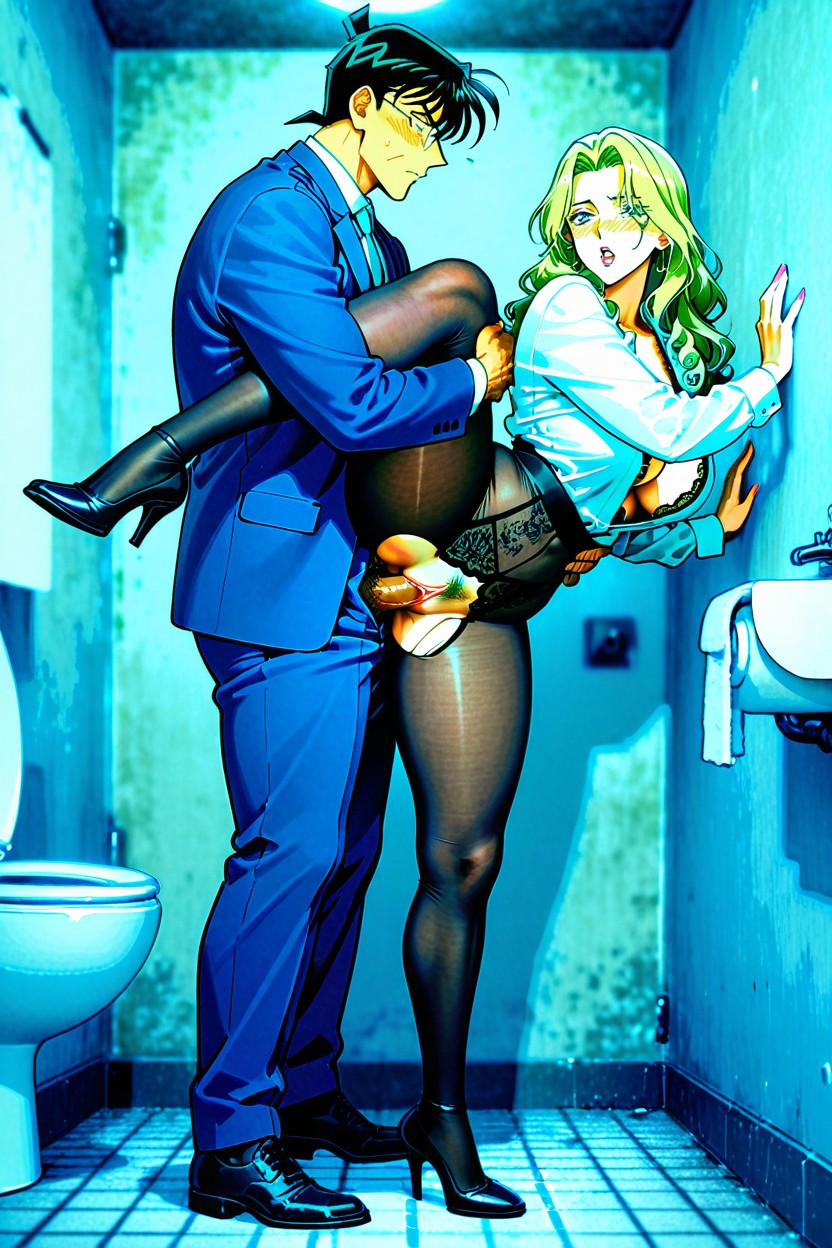 Avergonzada, Body, Cuerpo Completo Hentai IA