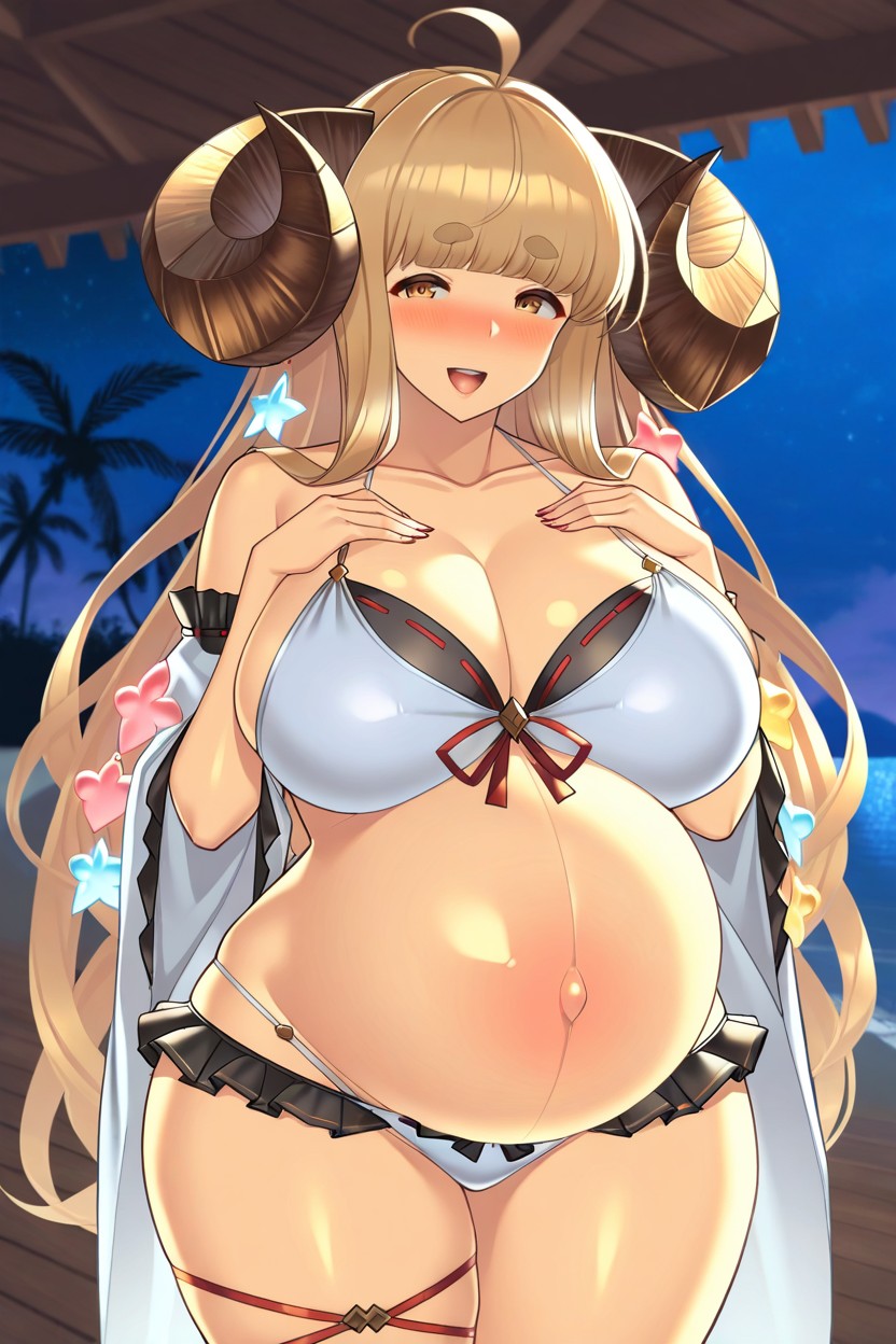 Milf Body, Rounded Breast, Seductive Pose Hentai AI Porn