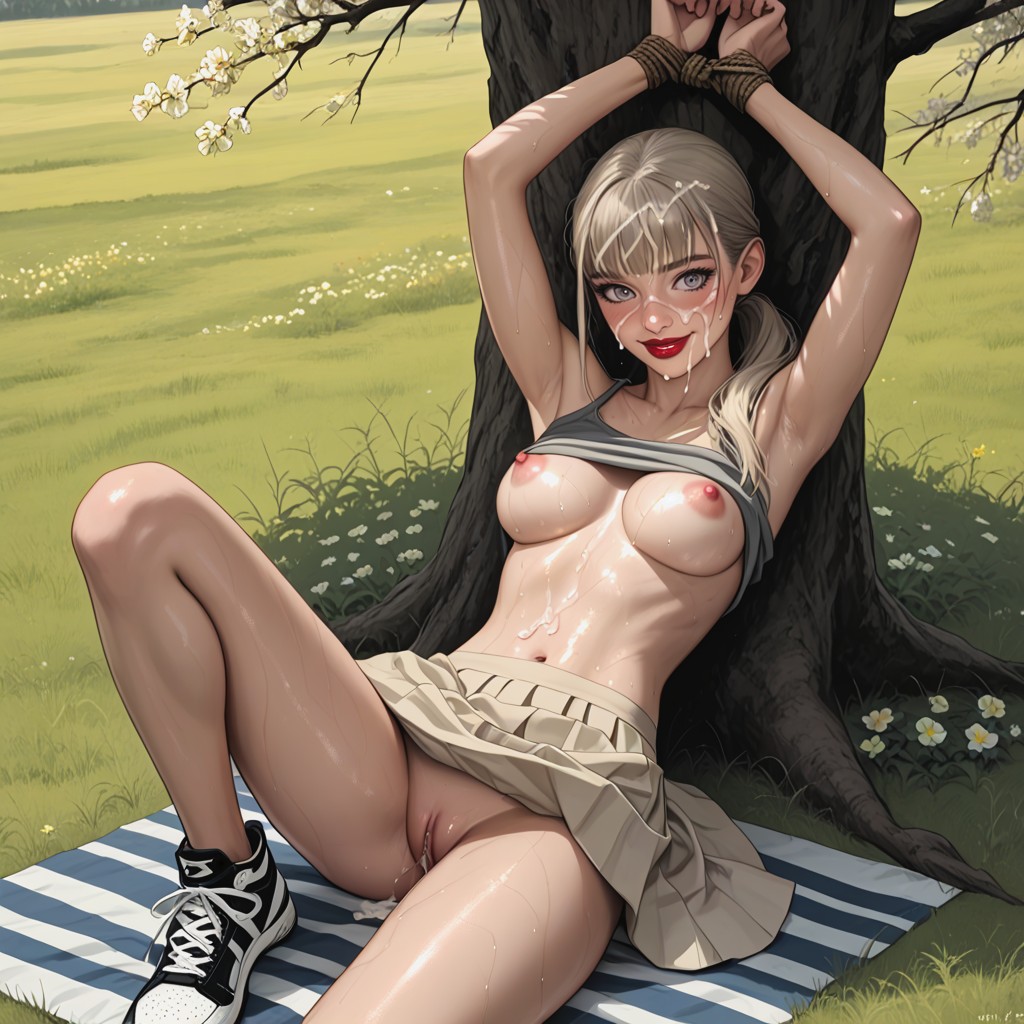 Reflection In Eyes, Natural Sweaty Skin, From Above View Hentai AI Porn