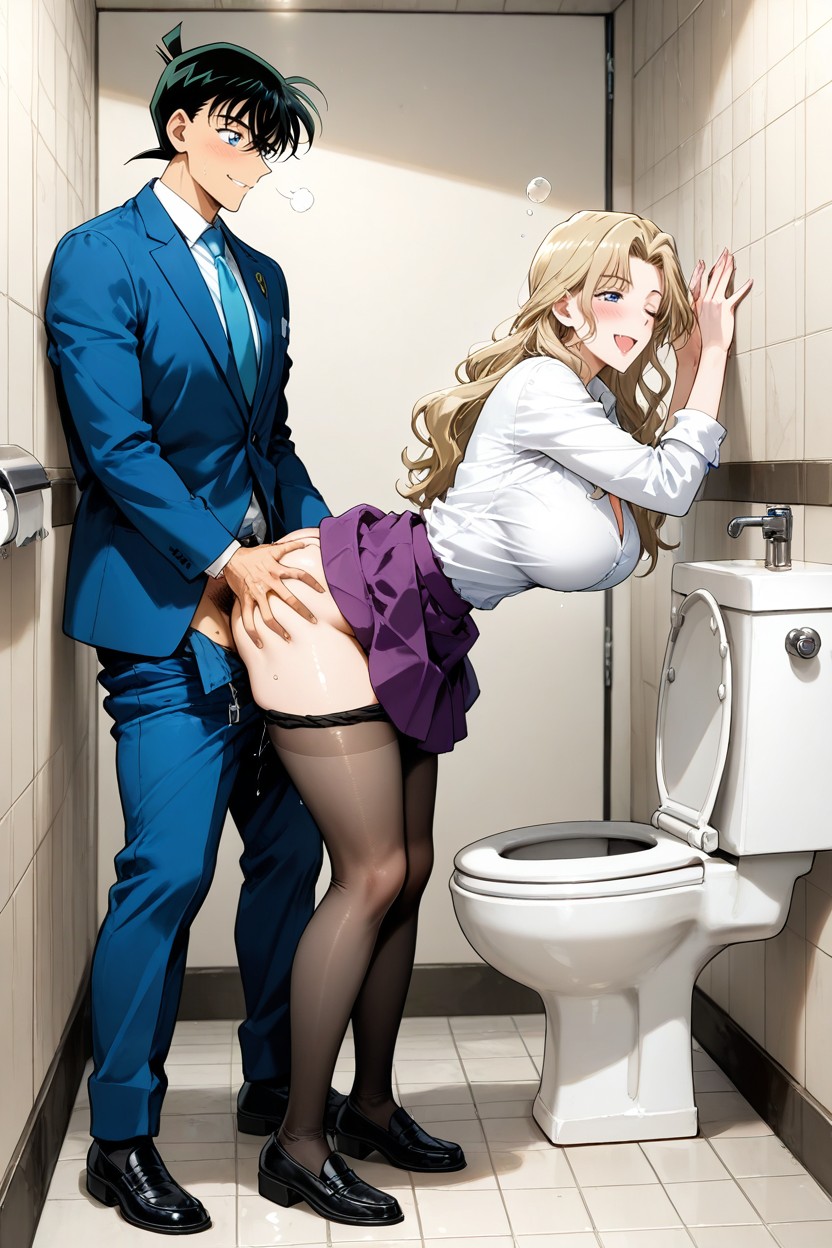 Ass Pushed Back, Back Arched, Heureux Porno IA Hentai