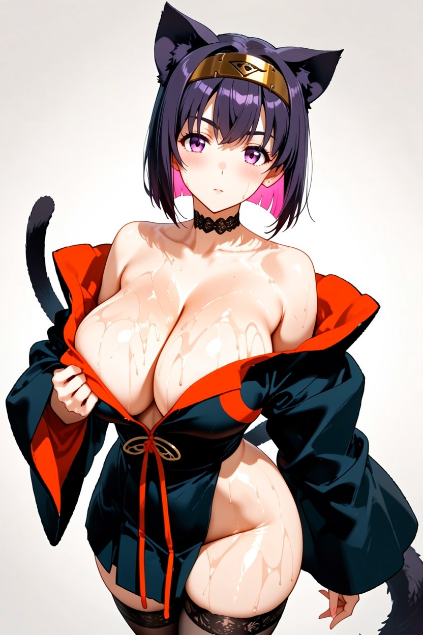 Black Tail, Standing, Pretty Butt Hentai IA