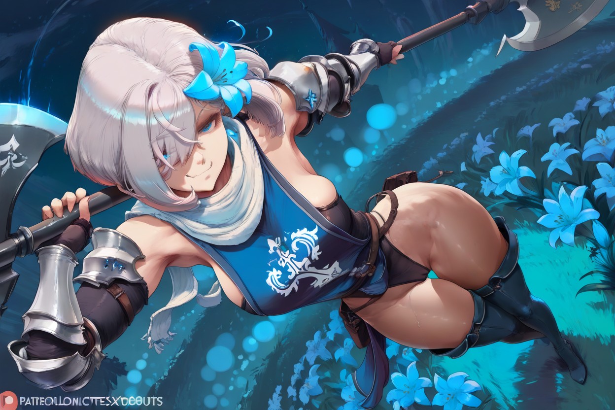 Backlit, Fleur De Lys Emblem, Sweaty Porno IA Hentai