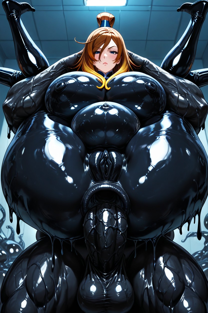 Vue De Face, Pov Goo Monster Hands Extreme Spread Her Massively Thick Gaped Anus, Gaping Rectum Hole Porno IA Hentai