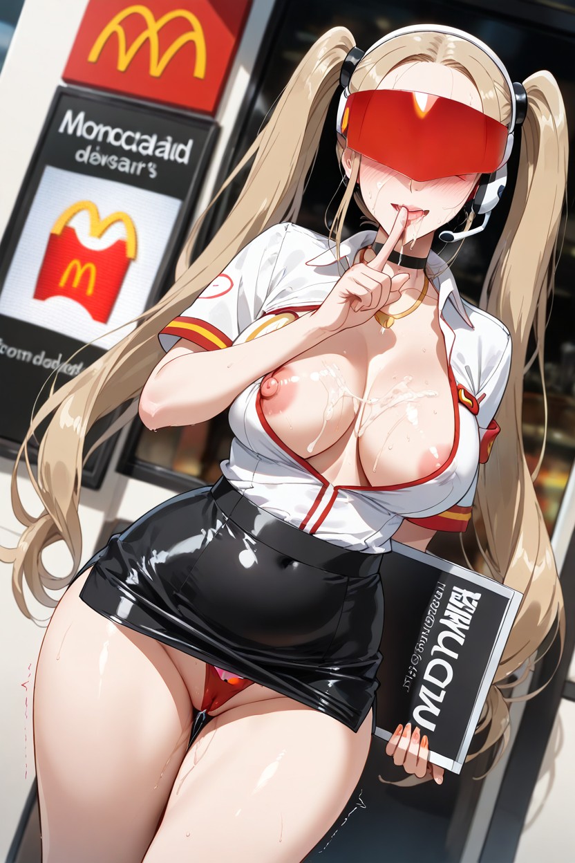 Dutch Angle, Nipple Slip, Medium Ass Hentai AI Porn