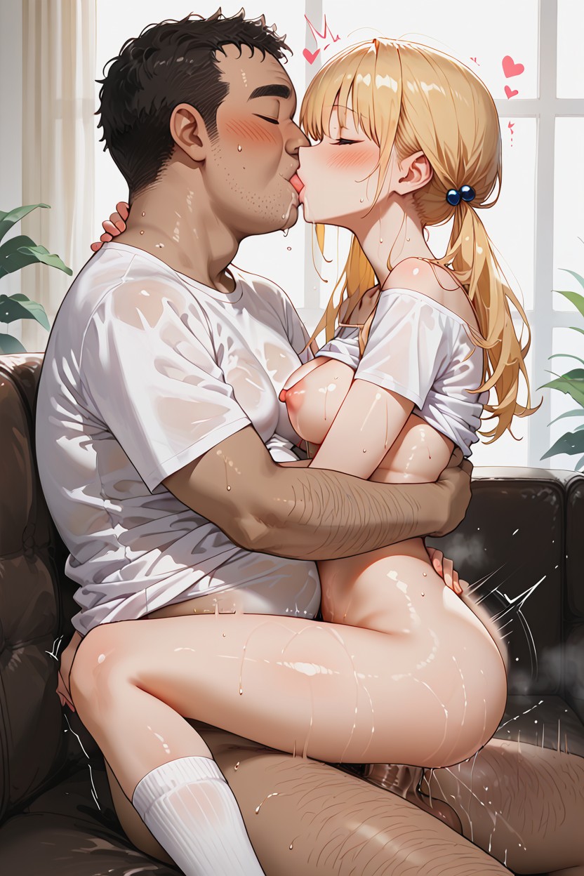 Wide Open Eyes, Hard Fuck, Giant Stinky Penis Porno IA Hentai