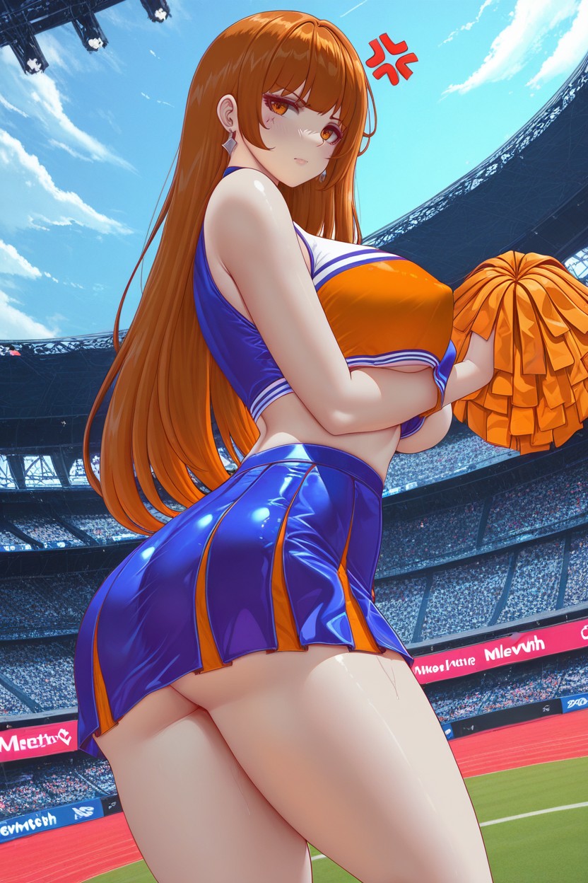 Beautiful Face, Perfect Ass, Stadium Hentai IA