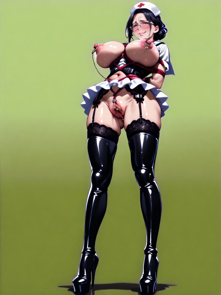 Swollen Clitoris, Standing, Engorged Clitoris Hentai IA