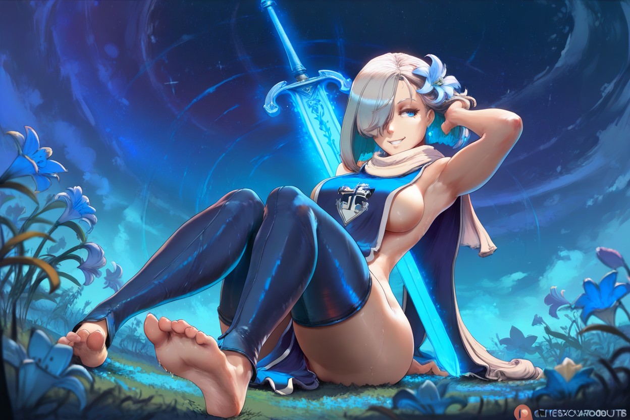 Soles, Sitting, Windy Hentai AI Porn