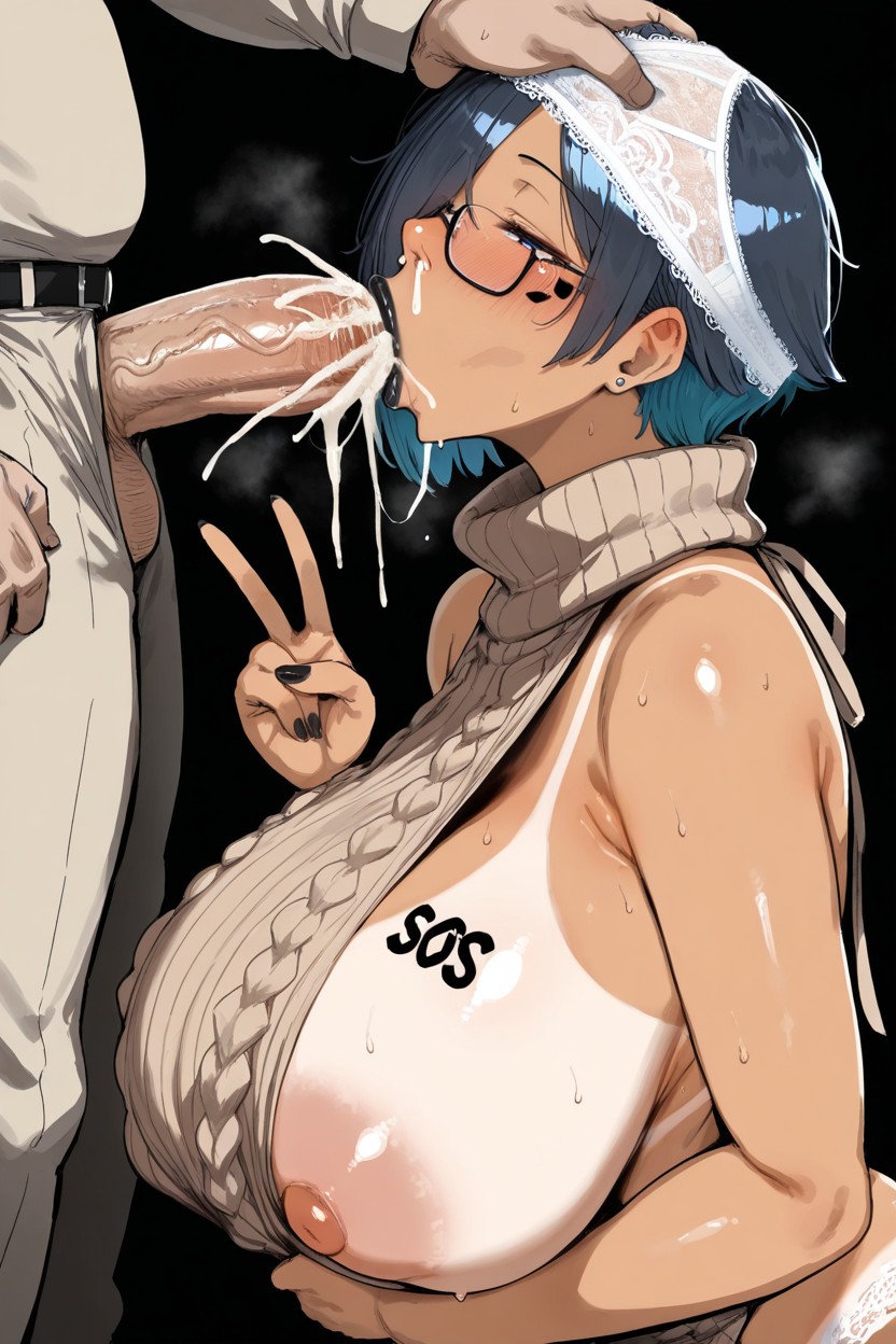 Tanned Skin, A Mole Under Eye, Japanese Sfx Hentai AI Porn