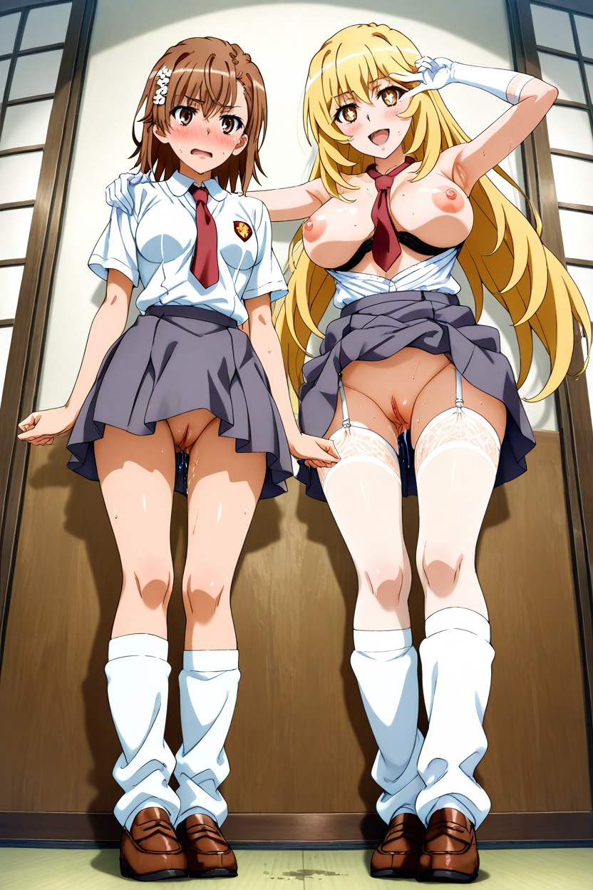 Topless, Anime Accurate, Pechos Medianos Hentai IA