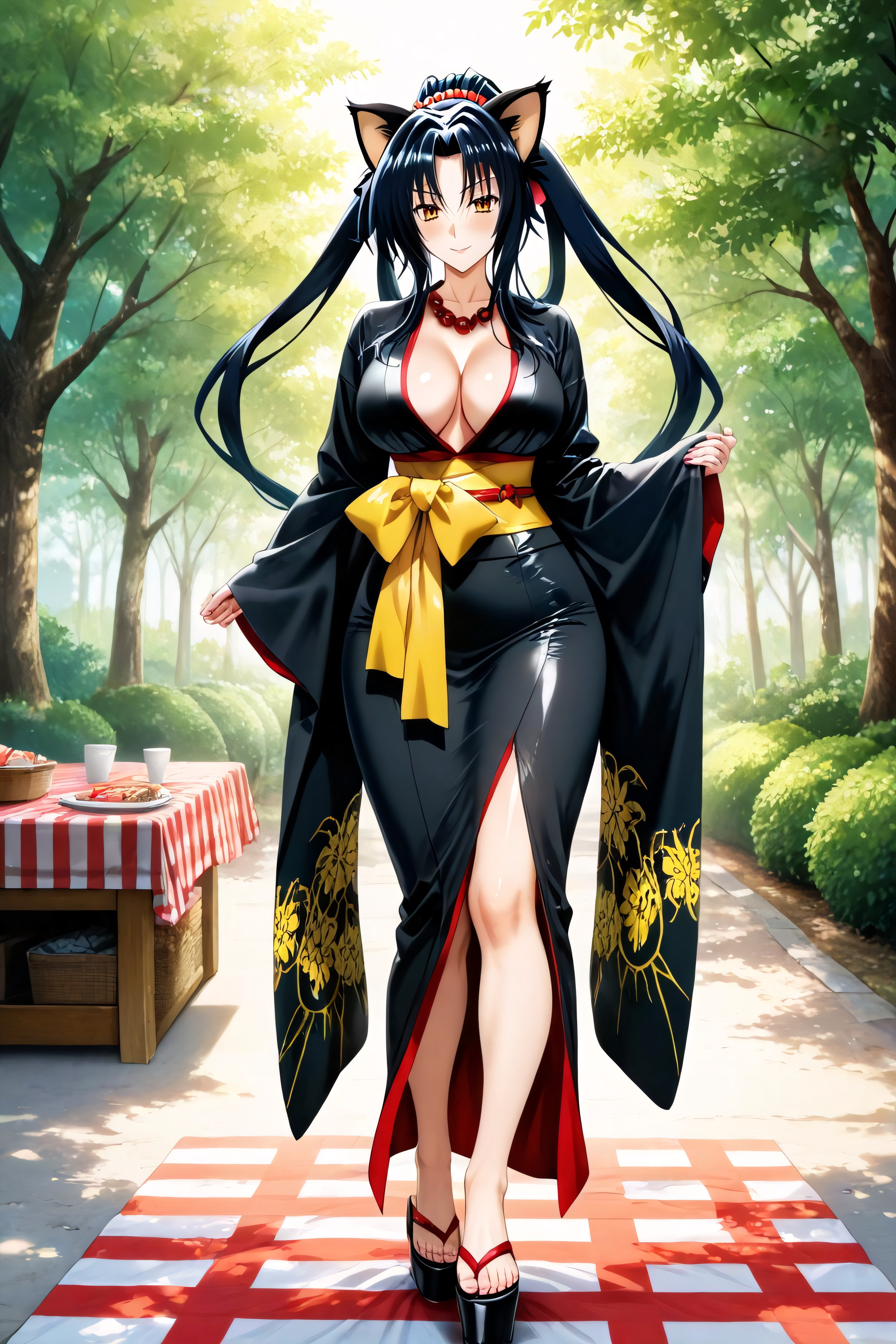 Kuroka Toujo From Dxd, Mittag, Anime Quality Hentai KI Porno