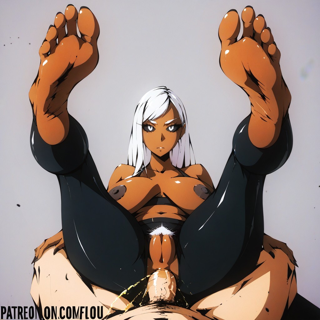 Cleft Of Venus, Extreme Zoom Of Soles, Long Neck Hentai AI Porn