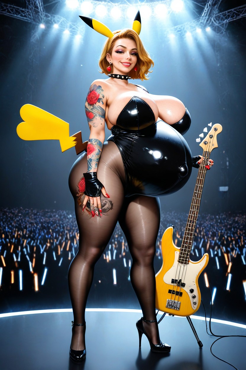 25+, Female Pikachu, Portrait Photography Hentai AI Porn