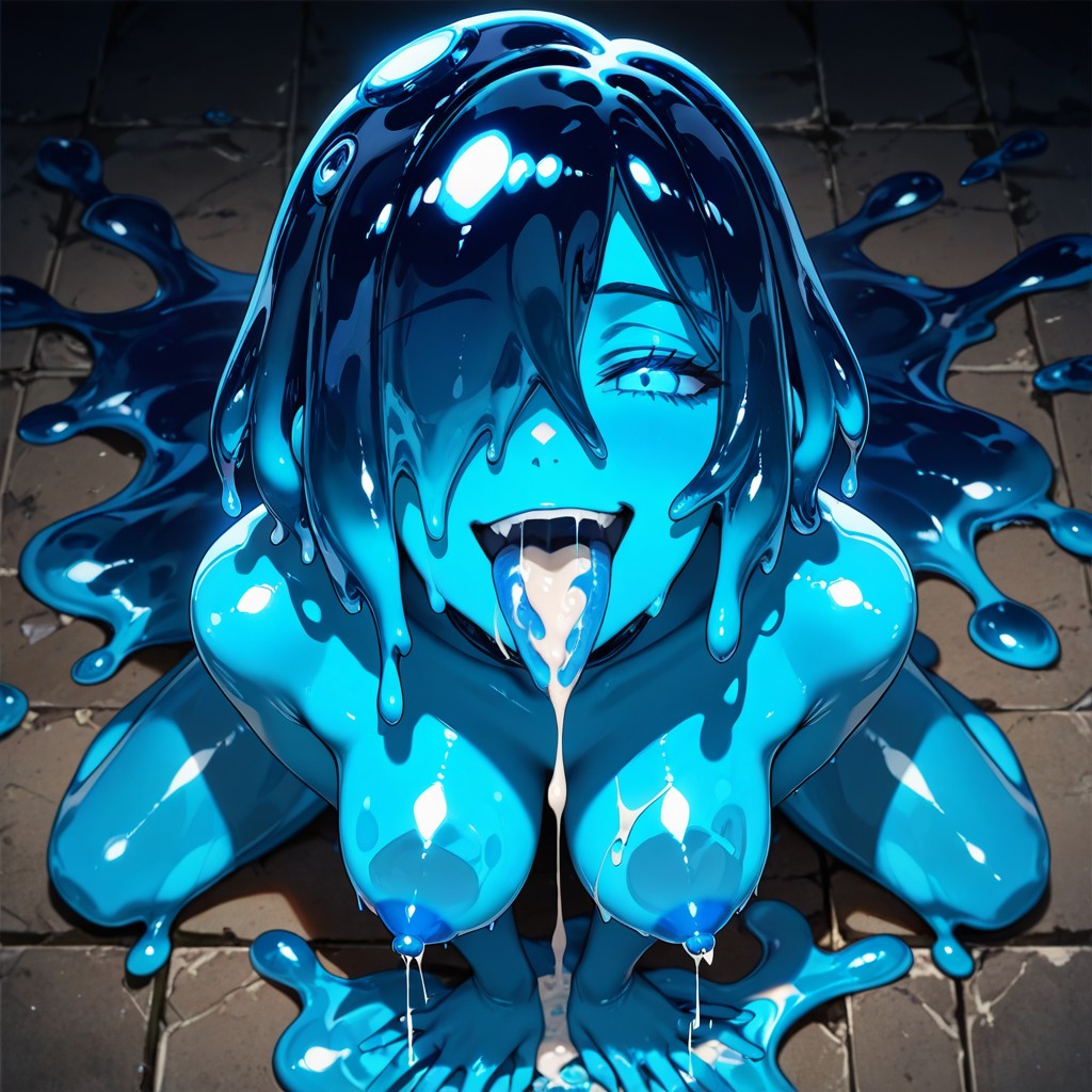 Dynamic Angle, Slime Body, Cum Play Hentai AI Porn