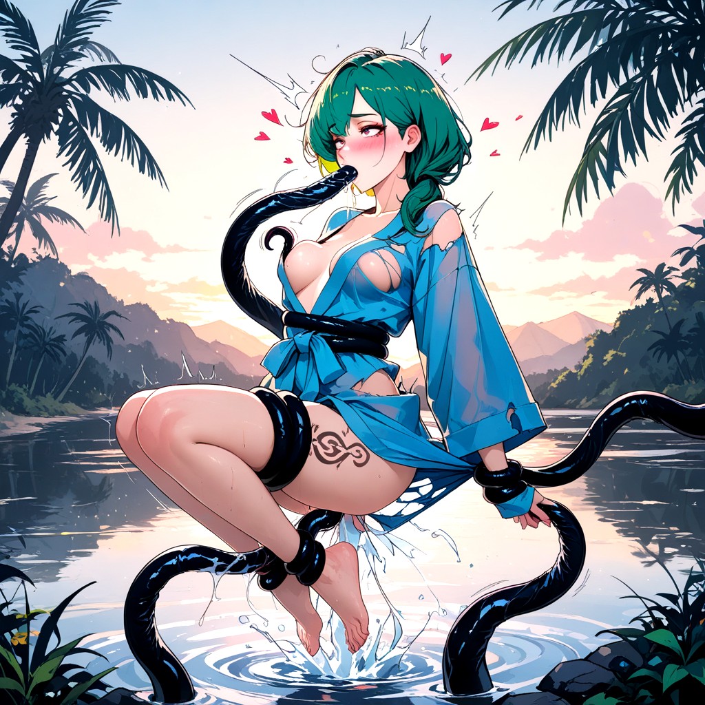 Moaning, Aroused Woman, 20+ Hentai AI Porn