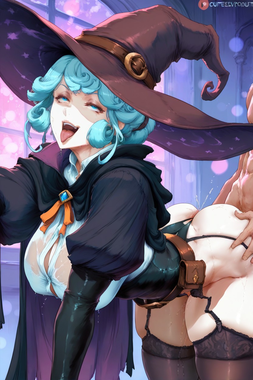 Master Sorceress, Wet, Garter Belt Hentai AI Porn