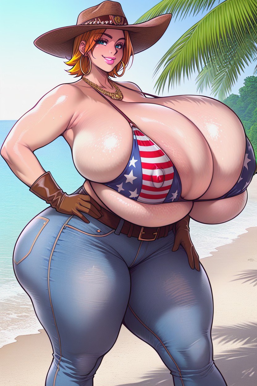 Colossal Breast, Gigantic Extremely Large Ass, Hyper Enormous Fat Tits Hentai AI Porn