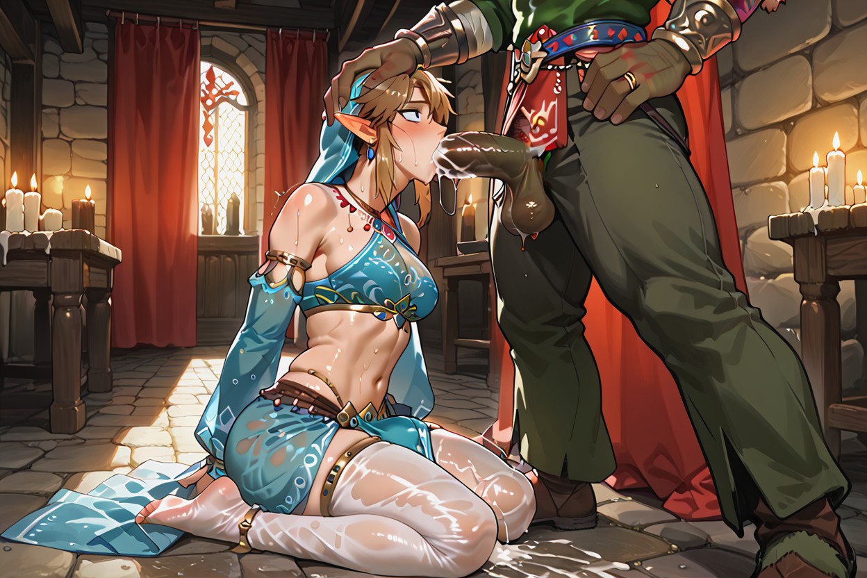 Dancer Outfit, Trembling, Sweaty Skin Hentai AI Porn