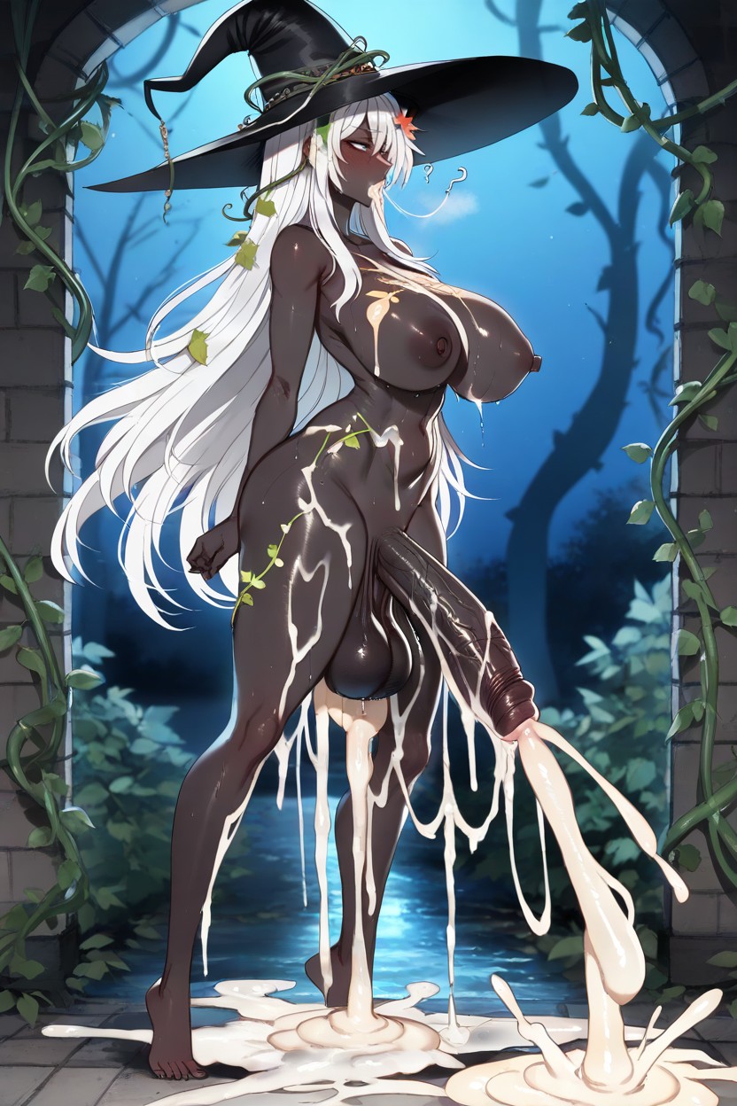 Vines On Body, Wet Body, Saggy Balls Hentai IA