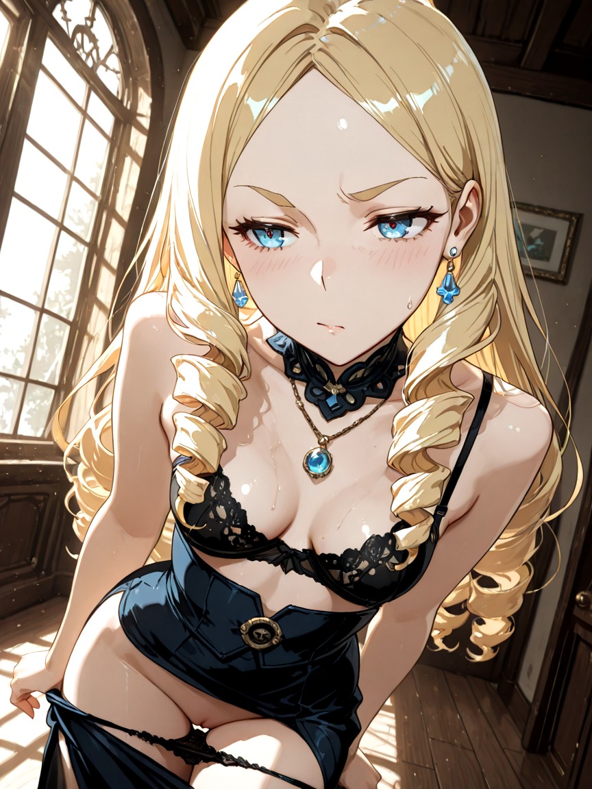 Sunbeams Streaming Through Ornate Window, No Censorship, Candid Hentai AI Porn